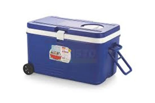 Aristo 60 Liter Ice box with Vent Lid , Plug & Wheel