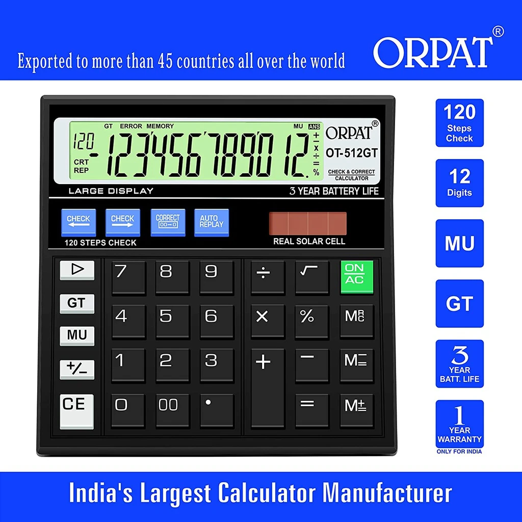 Orpat Calculator OT 512