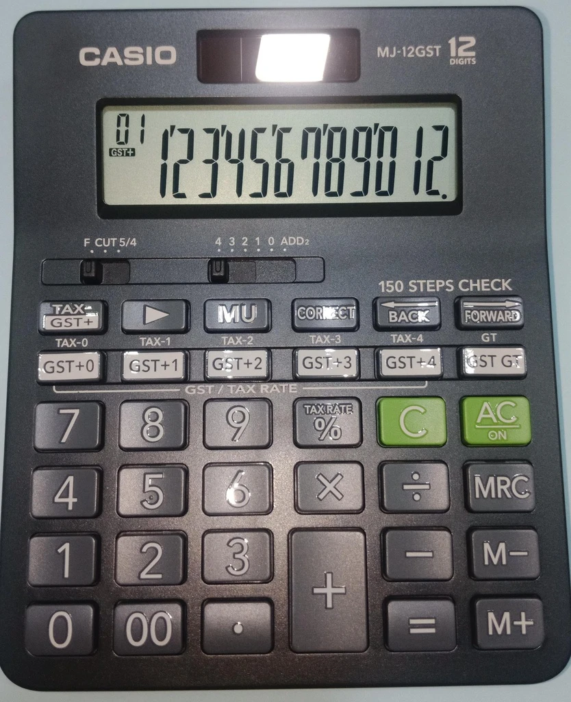 Casio Calculator MJ-12 GST