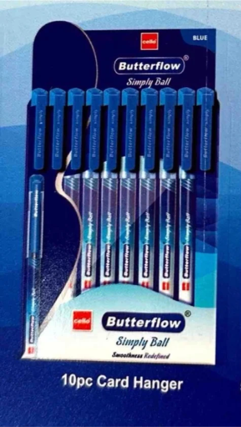 Cello Butterflow Simply Ball Pen (Pack of 10 )