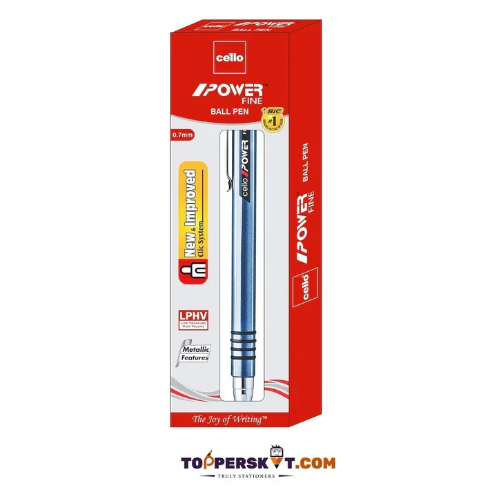 Cello Power Fine Ball Pen Blue Colour