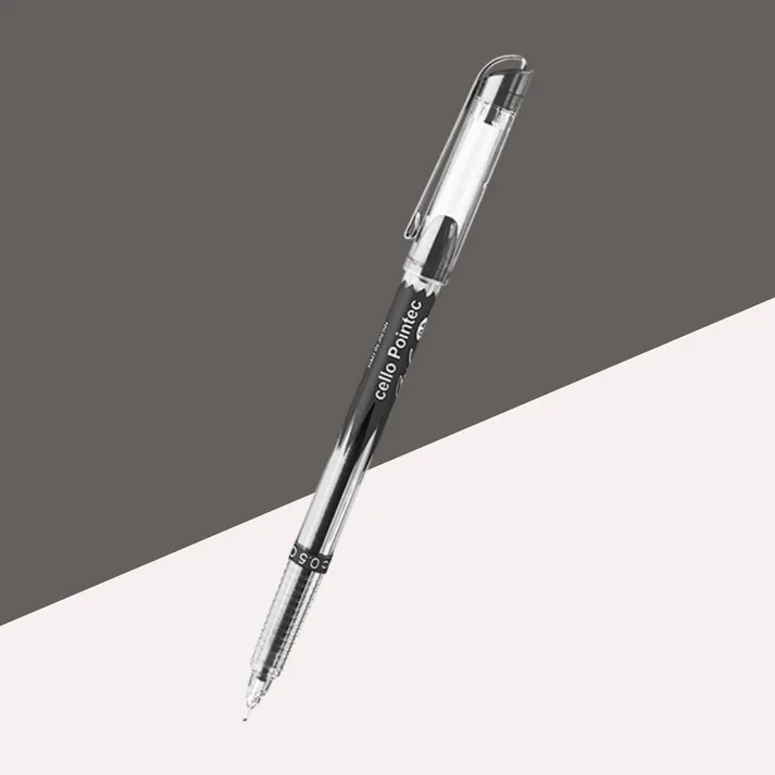 Cello Pointec Gel Pen Black