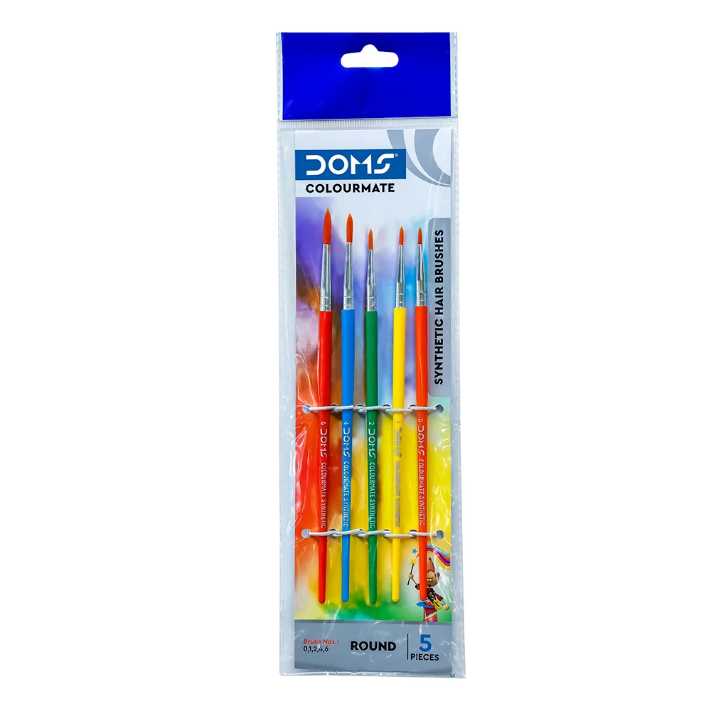 Doms Colourmate Synthetic Brushes (Set of 5)