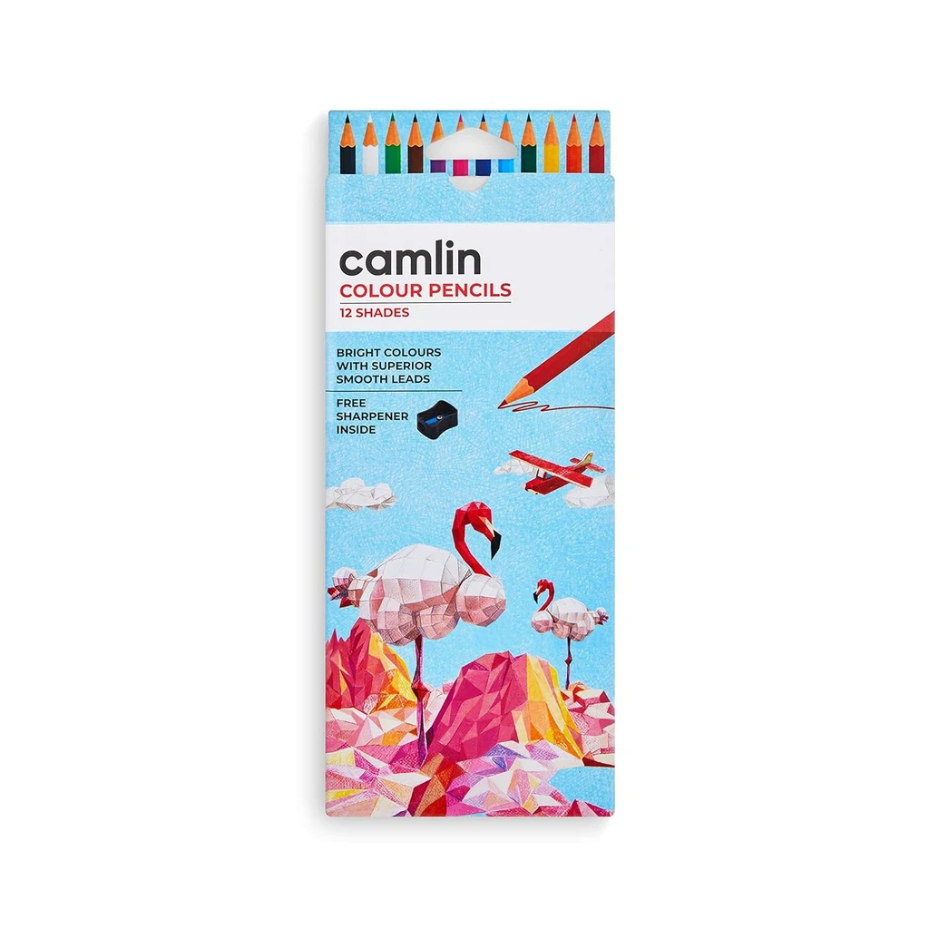 Camlin Pencil Colour Full Size (12 Shades)