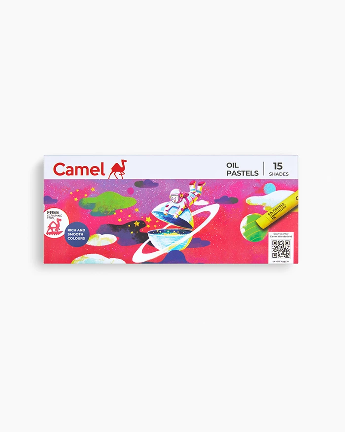 Camel Oil Pastels Colour (15 Shades)