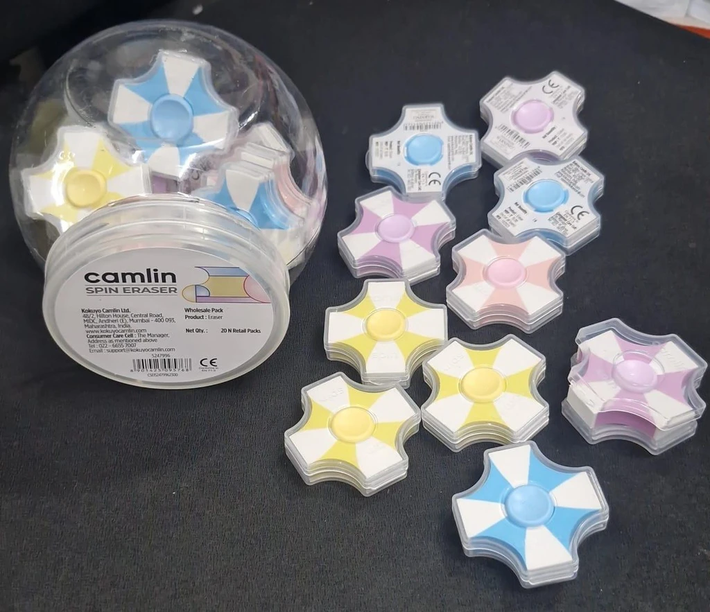 Camlin Spin Eraser (Pack of 20 )