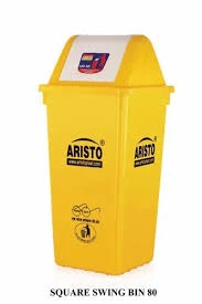 Aristo 80 Ltr Square Swing Lid Dustbin