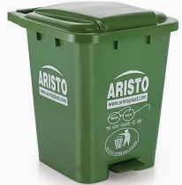 Aristo 45 Waste Bin With Pedal & Flat Lid